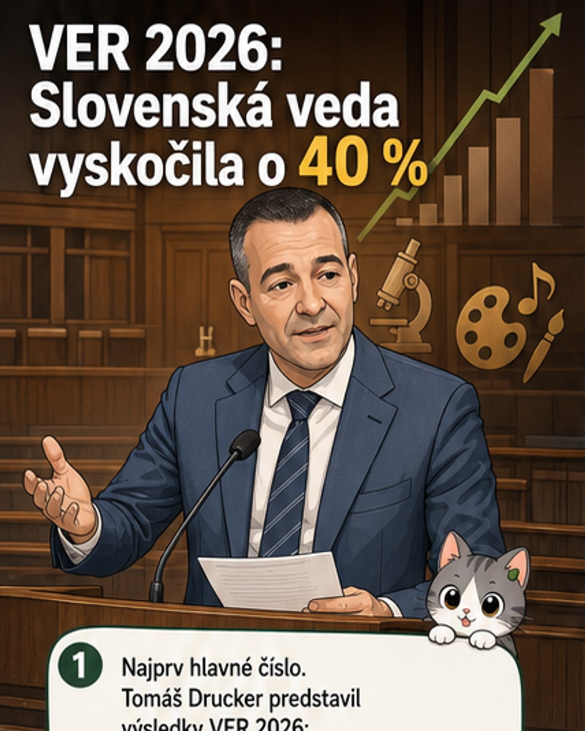 Slovenská veda sa o 40 % zlepšila