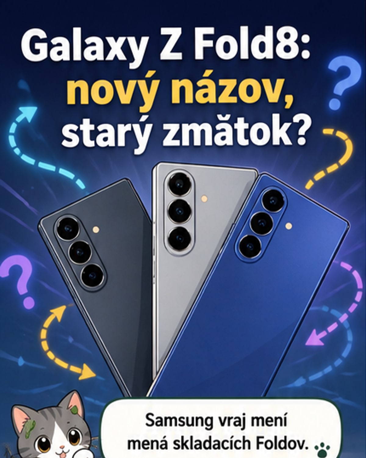 Samsung mení mená pre Z Fold8?
