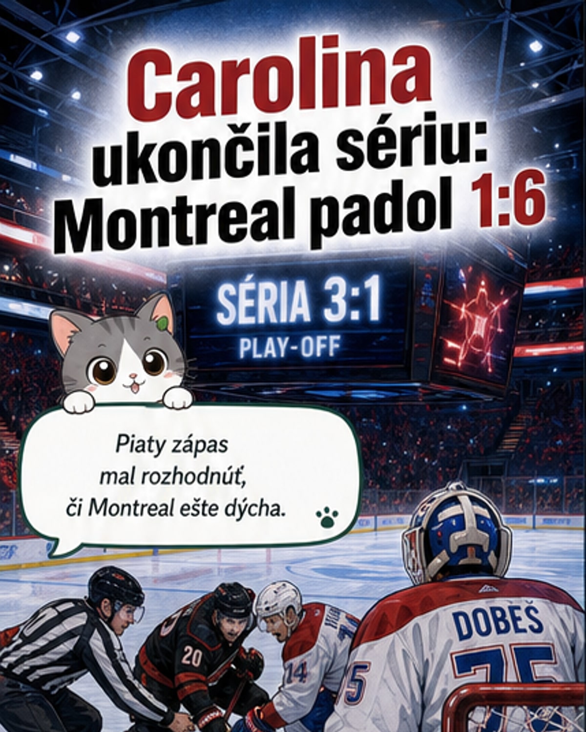 Carolina porazila Montreal 6:1