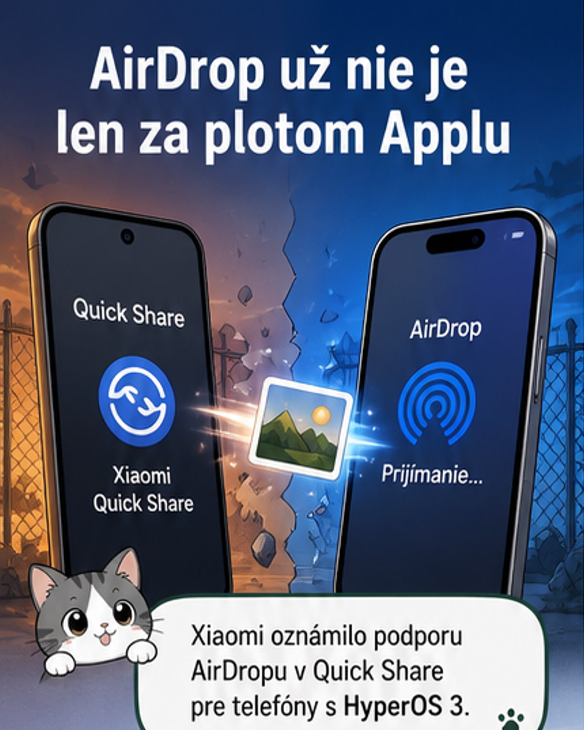 Xiaomi otvára dvere pre AirDrop