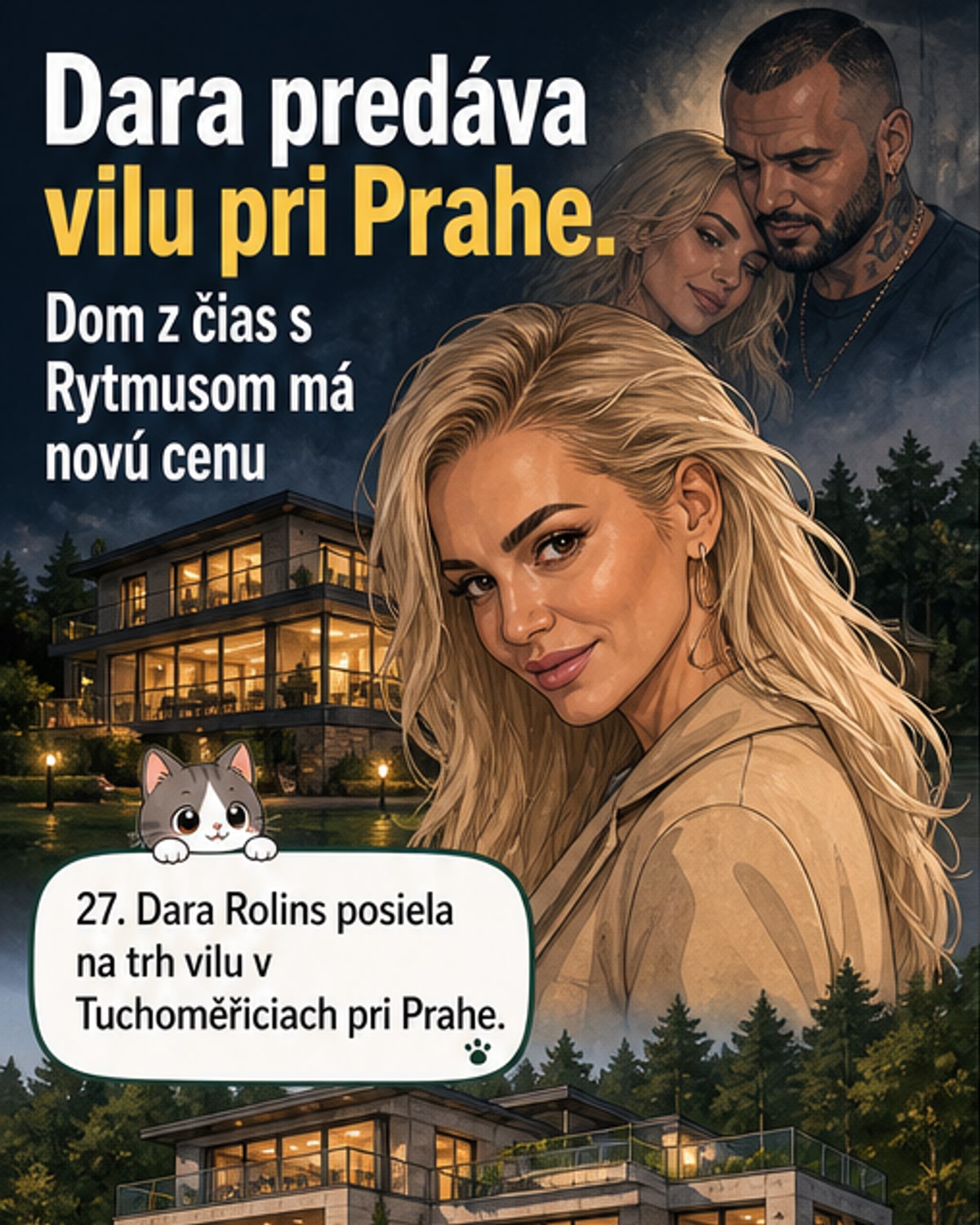 Dara Rolins predáva svoj lesný domov