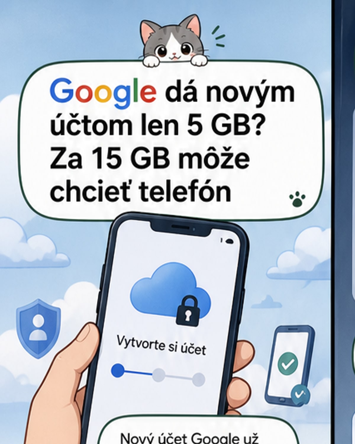 Google znižuje bezplatné úložisko