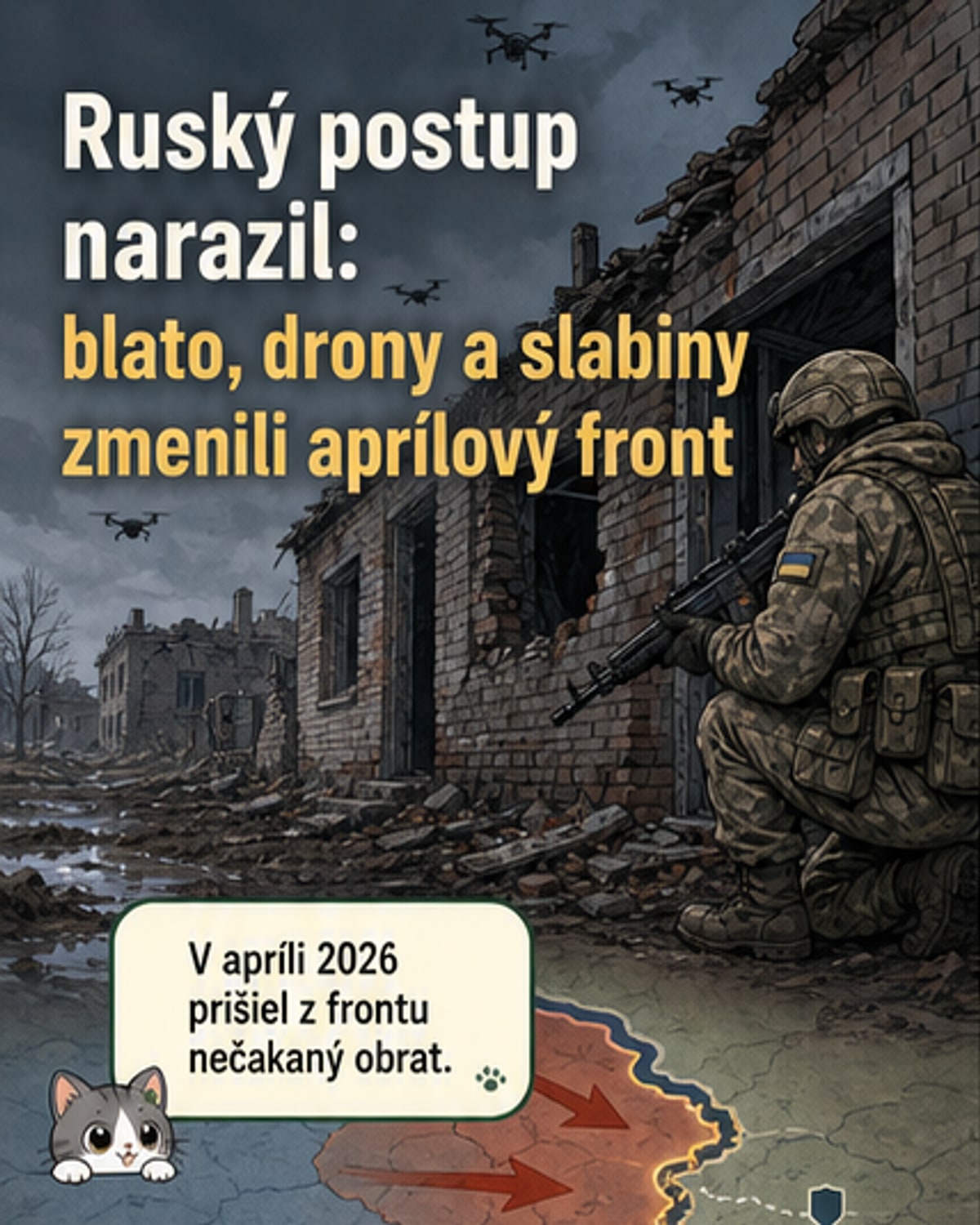 Ruský postup na Ukrajine sa zlomil