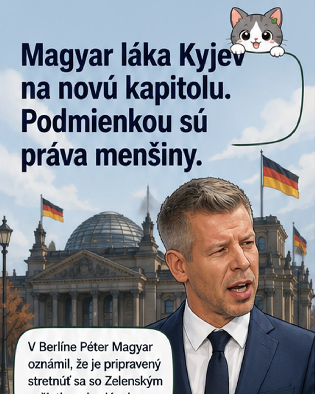 Magyar pripravený na stretnutie so Zelenským