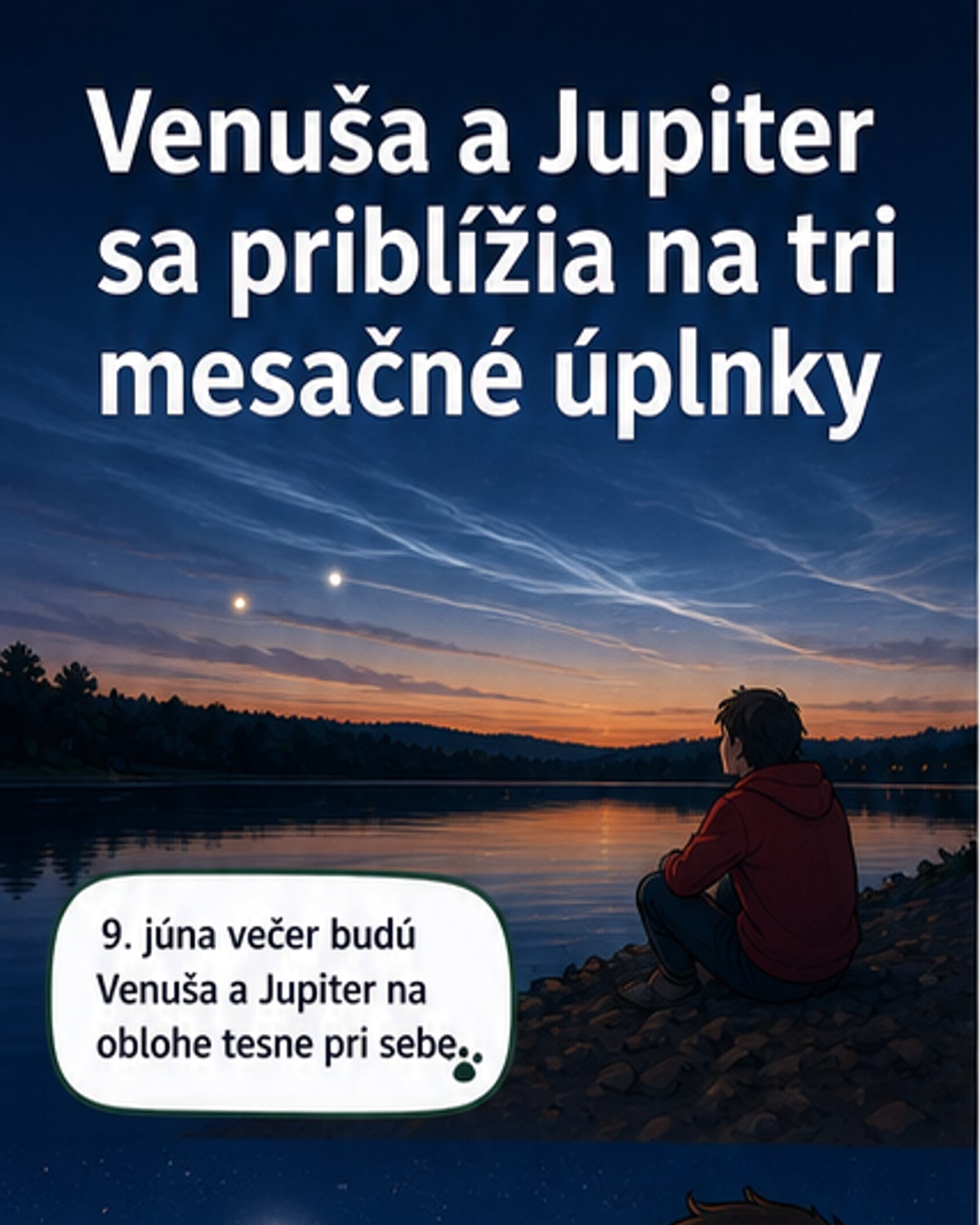 Venuša a Jupiter sa stretávajú
