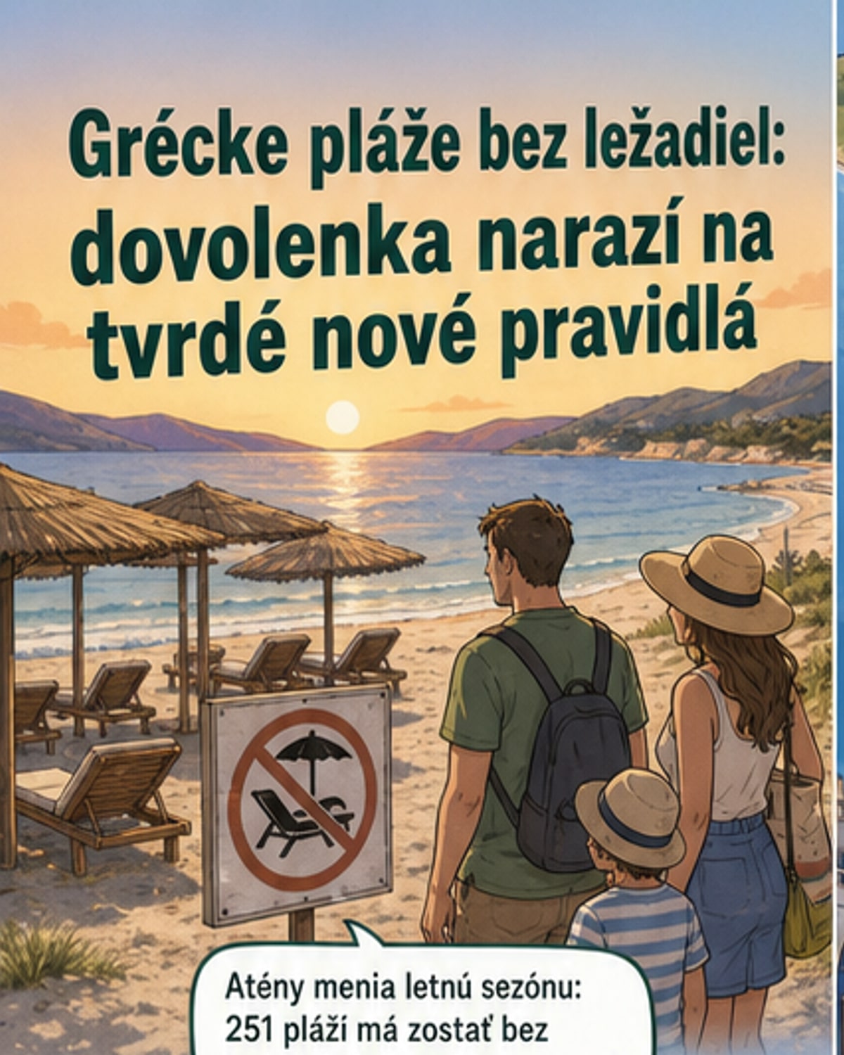 Grécko mení pravidlá na plážach