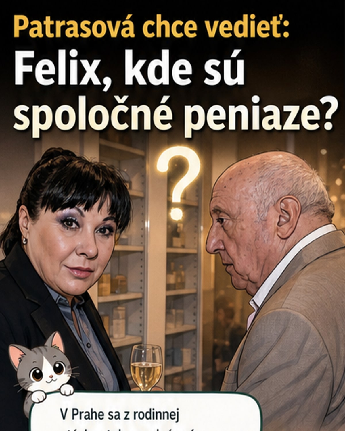 Patrasová sa pýta: Felix, kde sú prachy?