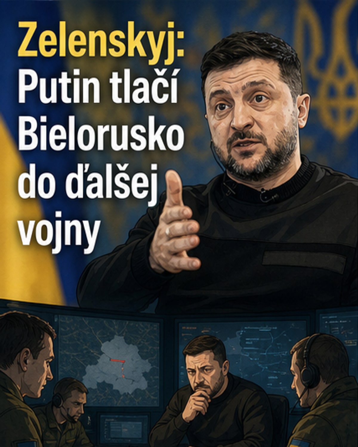 Putin tlačí Lukašenka do vojny?
