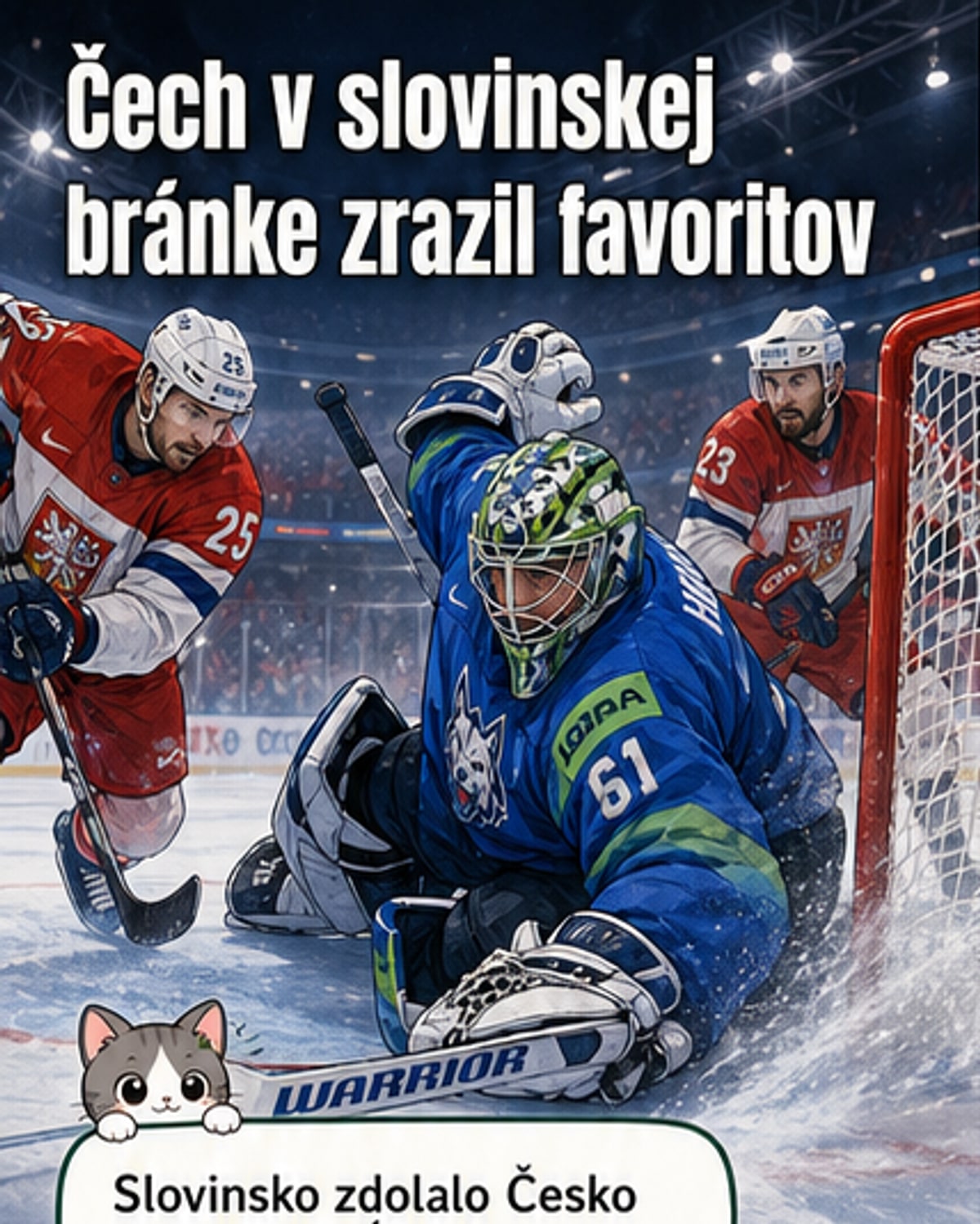 Slovinsko porazilo Česko na MS