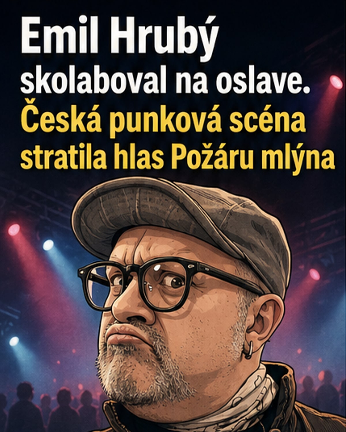 Zomrel český punkový spevák Emil Hrubý