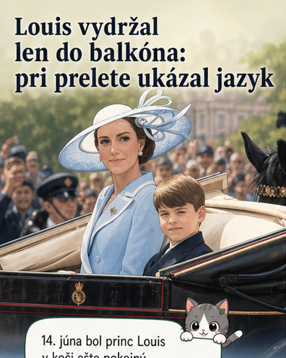Princ Louis znova upozornil svet