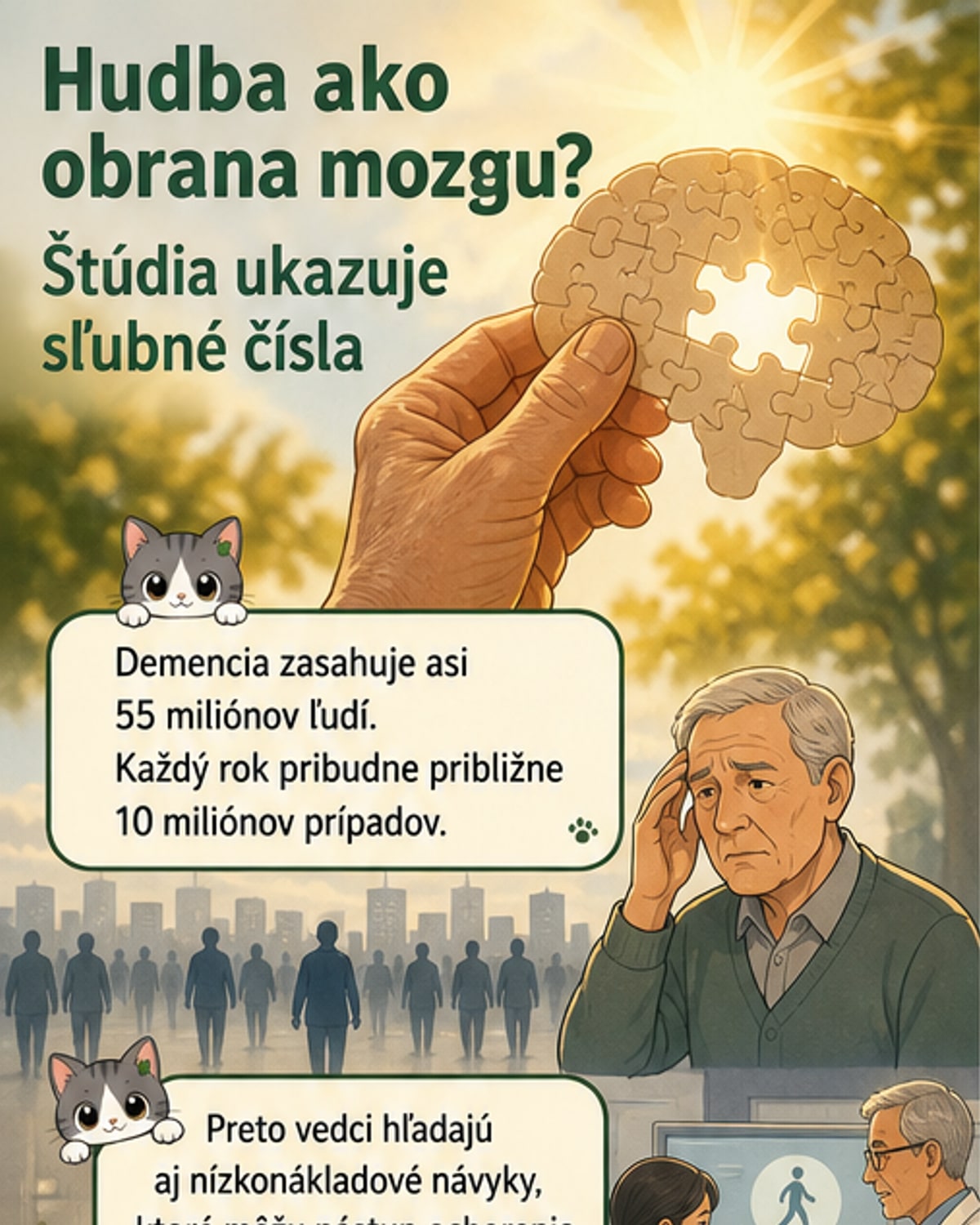 Hudba môže mozog ochrániť