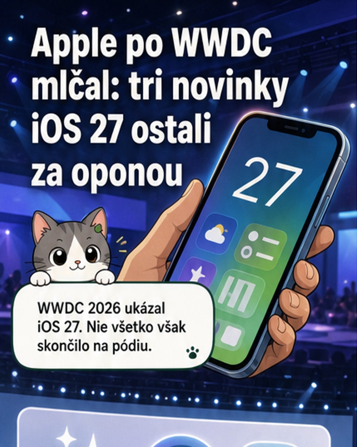 iOS 27 dostane tri tajné funkcie