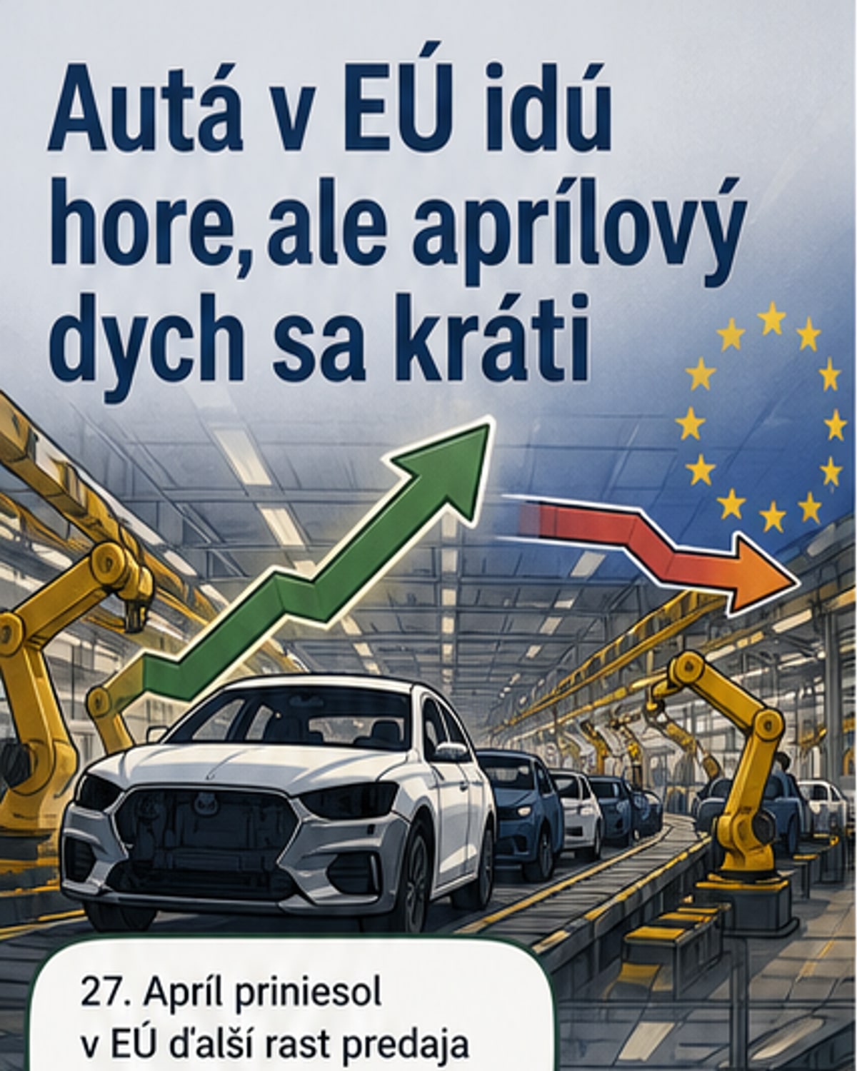Predaj áut v EÚ rástol, ale pomalšie