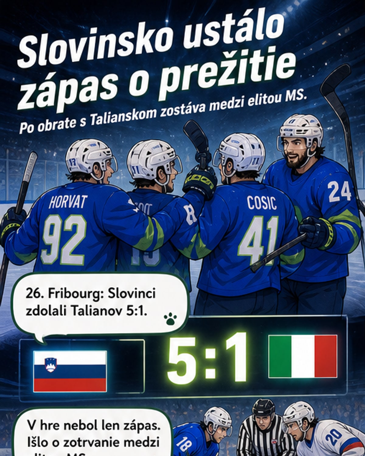 Slovinsko sa drží medzi elitou