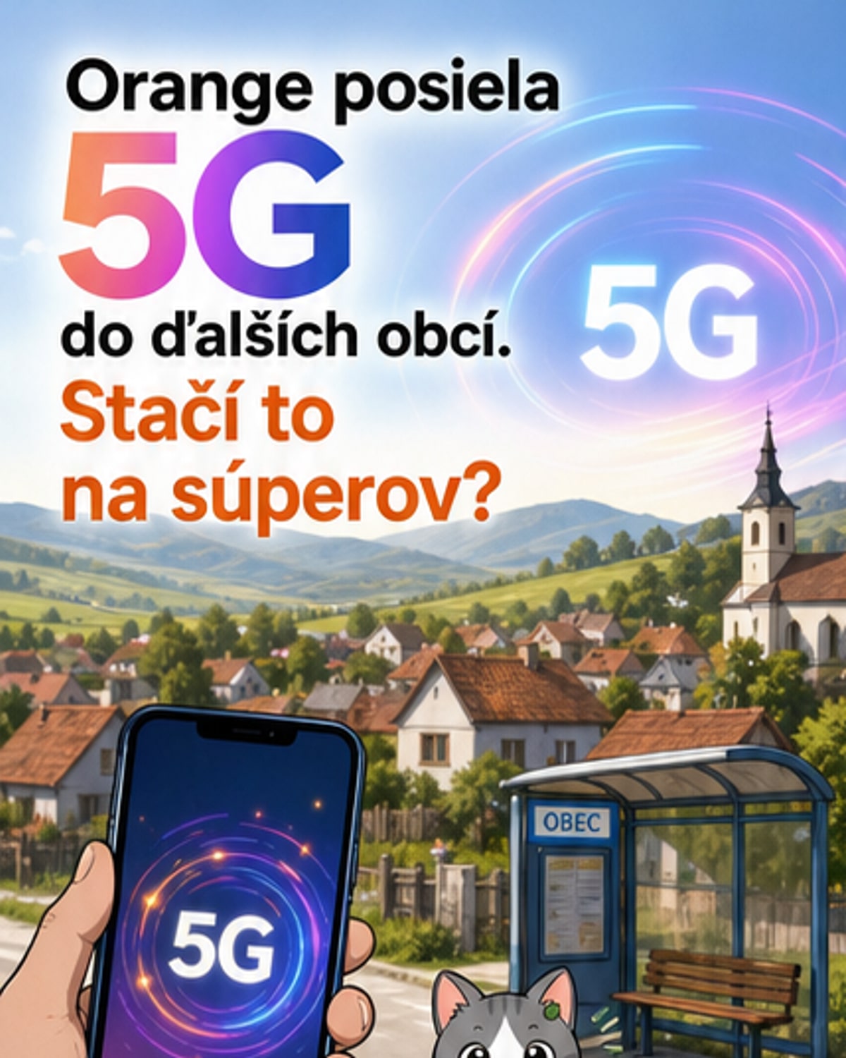 Orange rozšíril 5G na 28 nových miestach