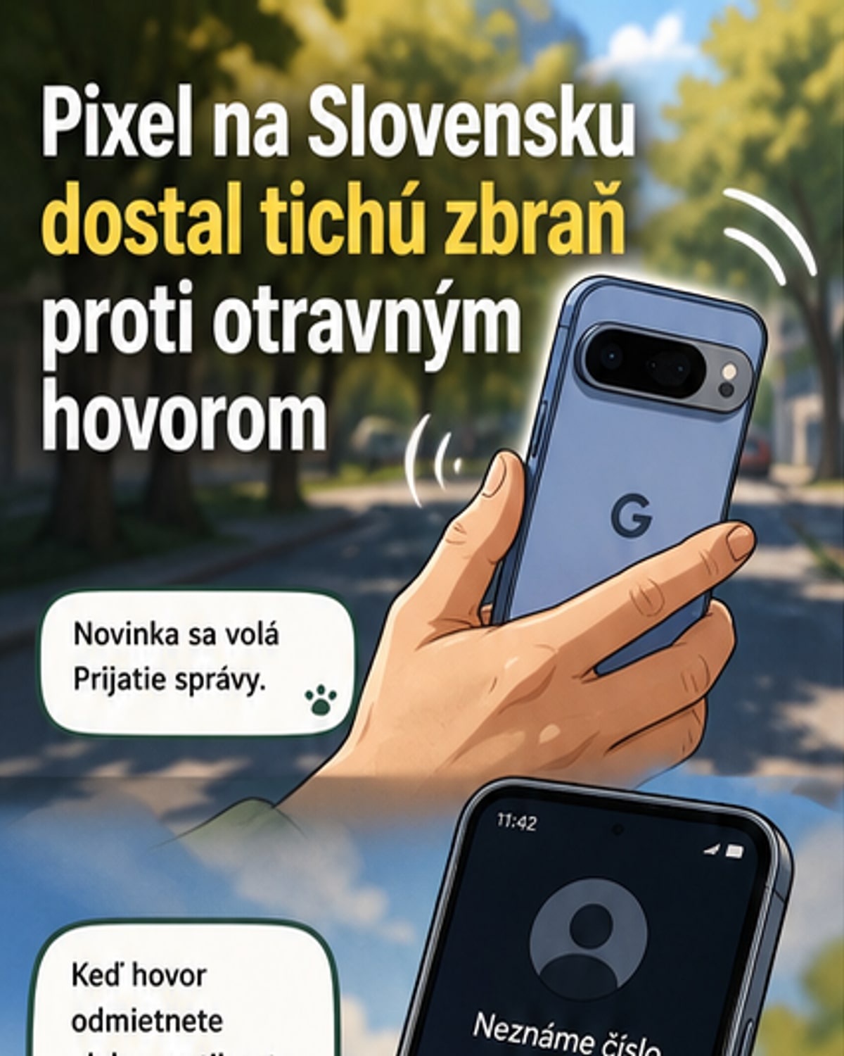 Pixel má novú funkciu proti otravným hovorom