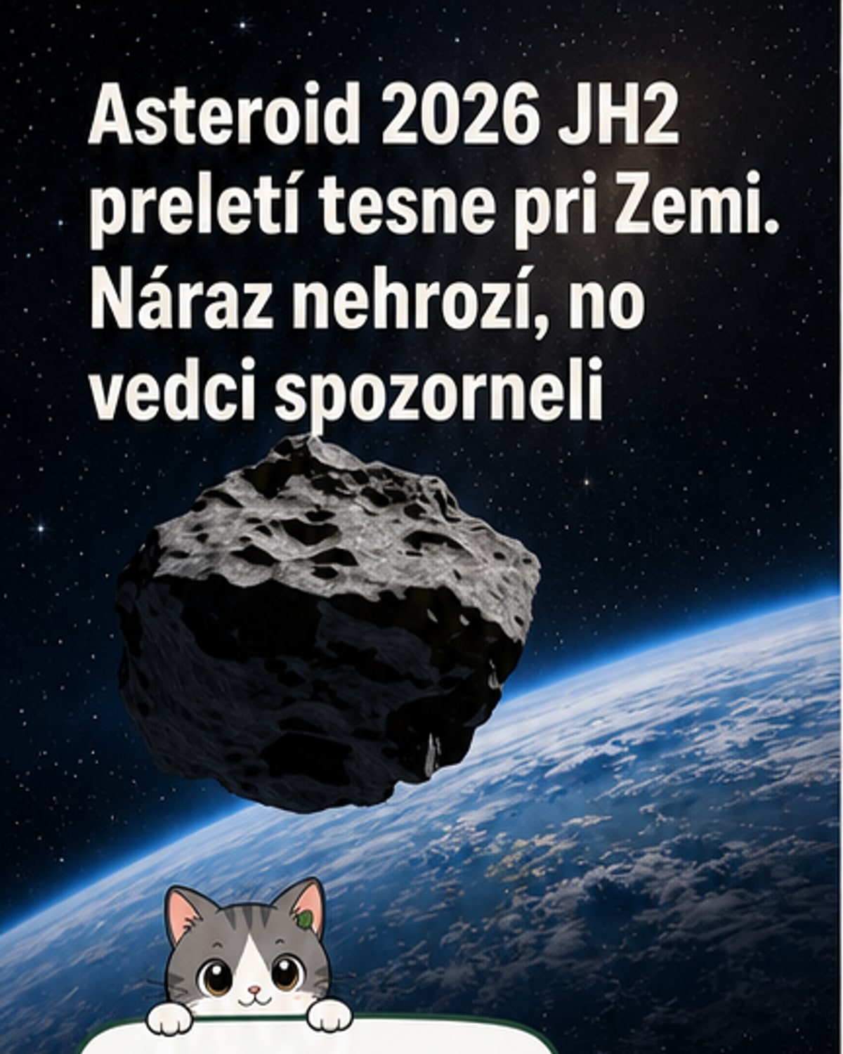 Obrovský asteroid preletí blízko Zeme