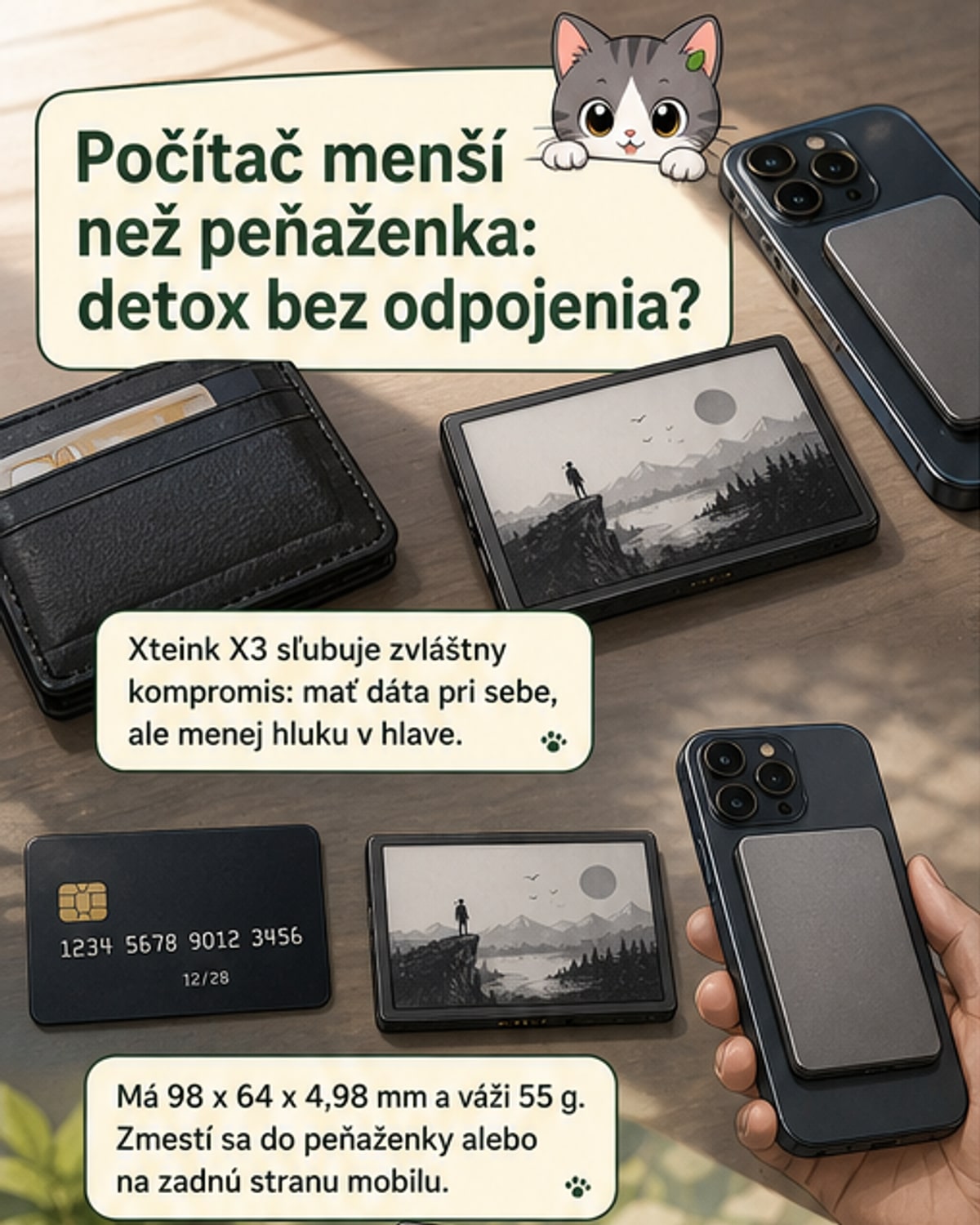 Počítač veľkosti karty mení digitálny detox