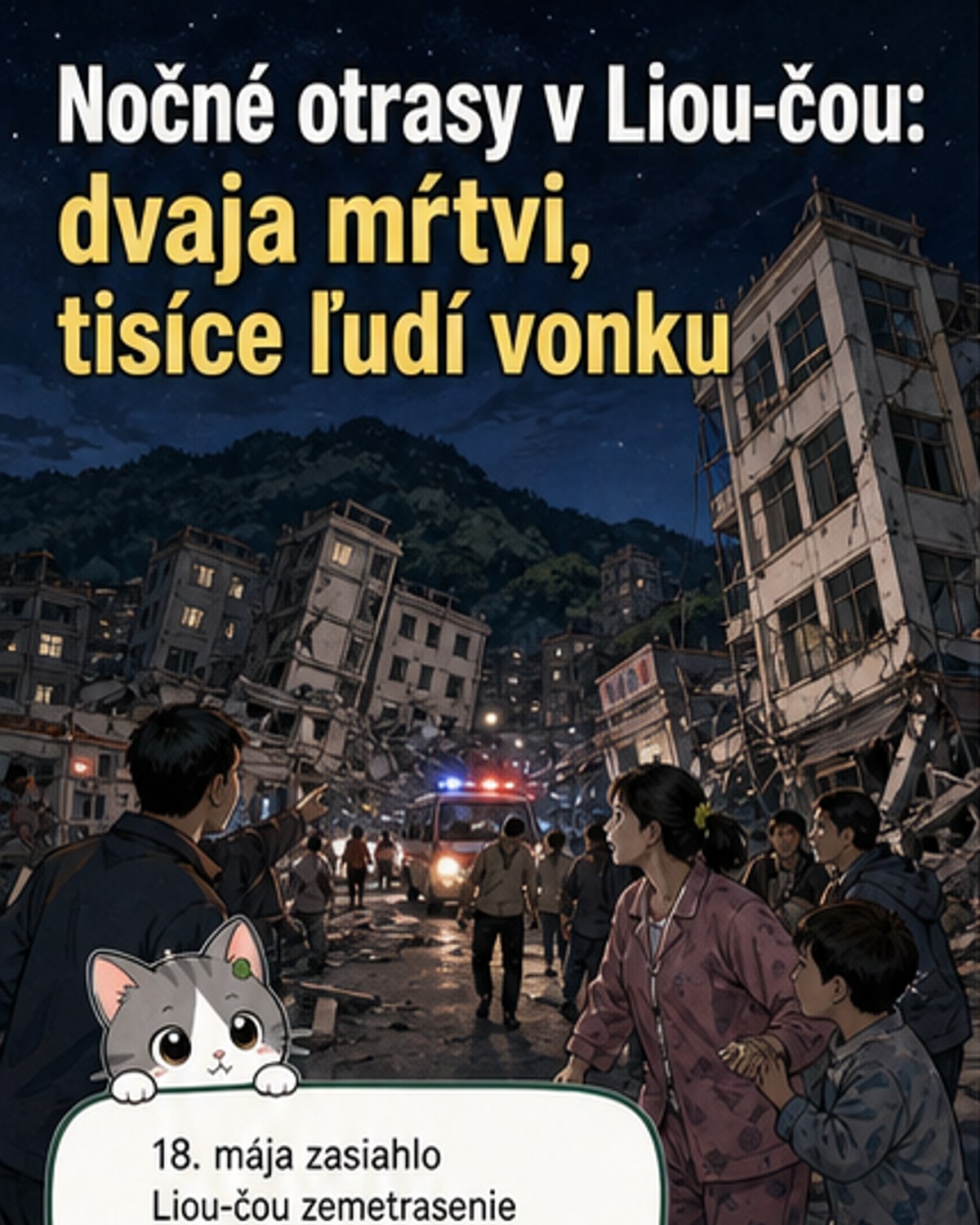 Zemetrasenie zasiahlo južnú Čínu