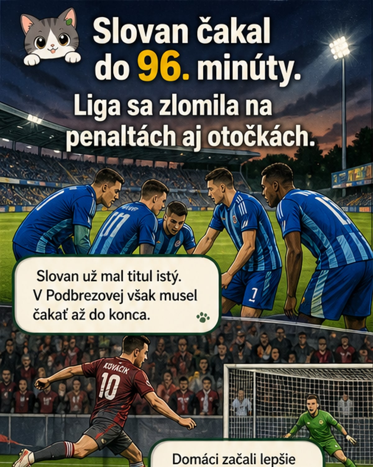 Slovan z penaly, Ružomberok po prestrelke