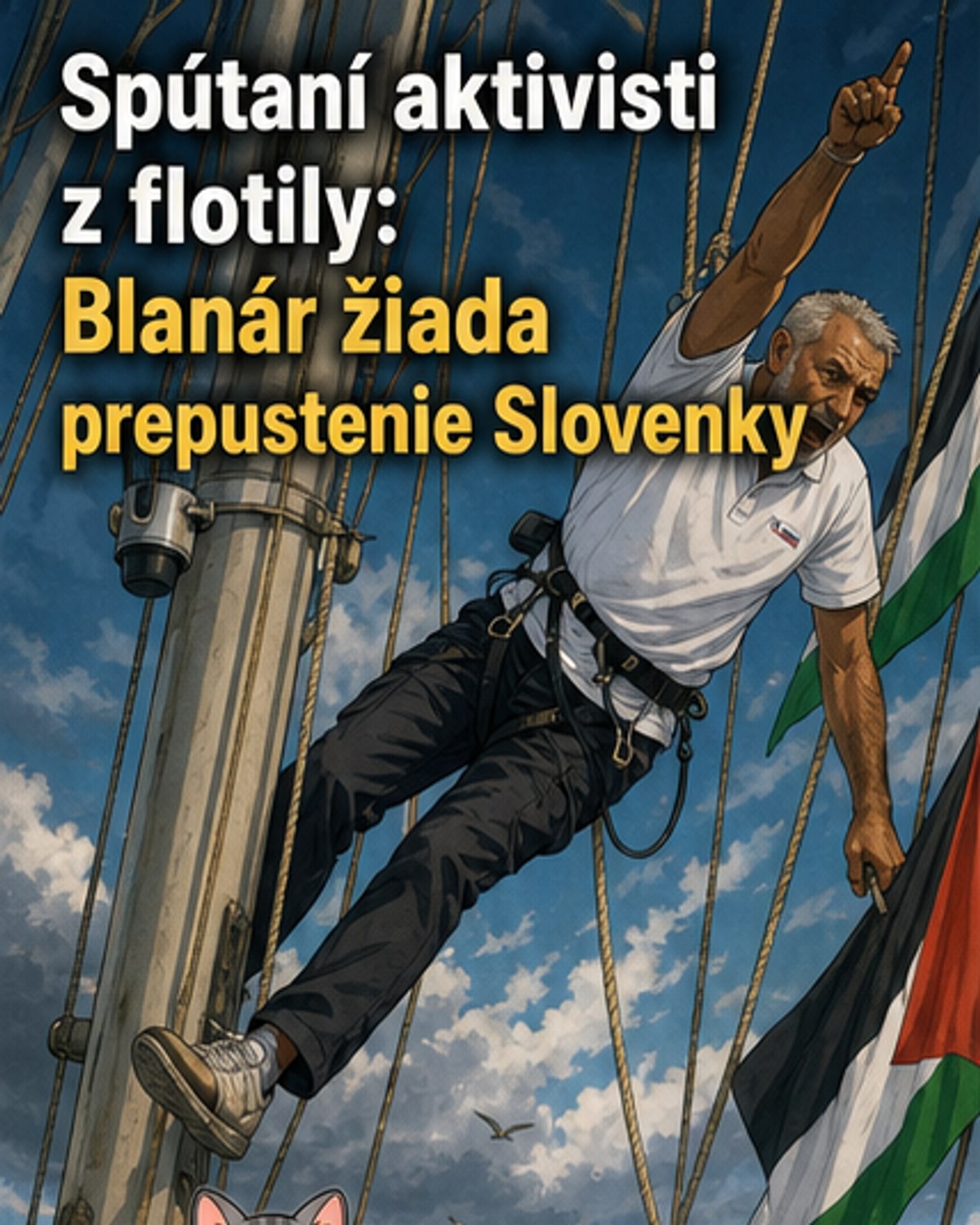 Zábery zo zajatia aktivistov v Gaze šokujú