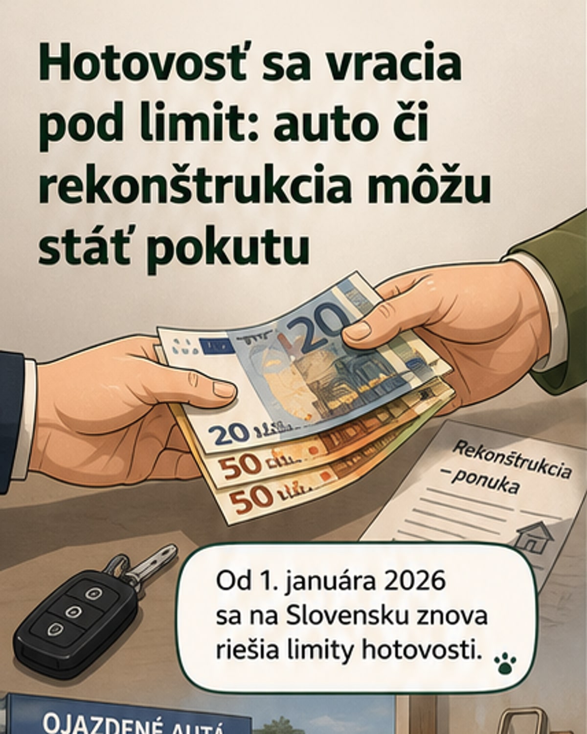 Platíte v hotovosti? Nové obmedzenia na Slovensku