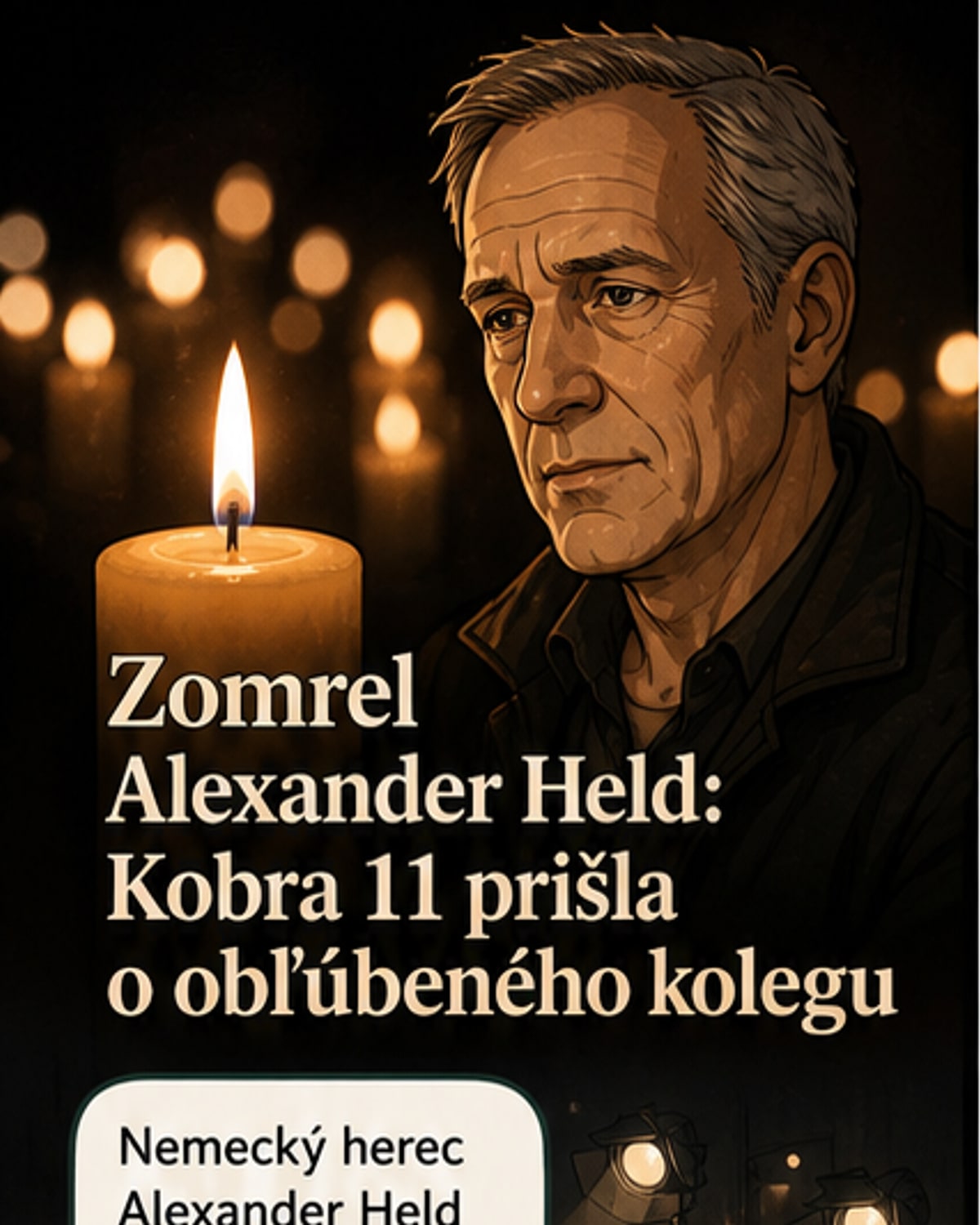 Zomrel herec z Kobra 11