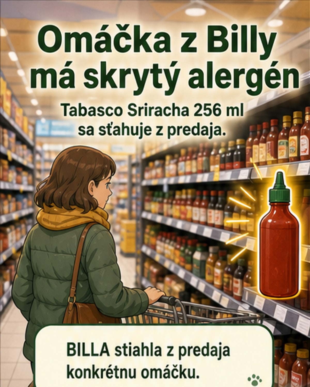 Billa stahuje populárnu omáčku