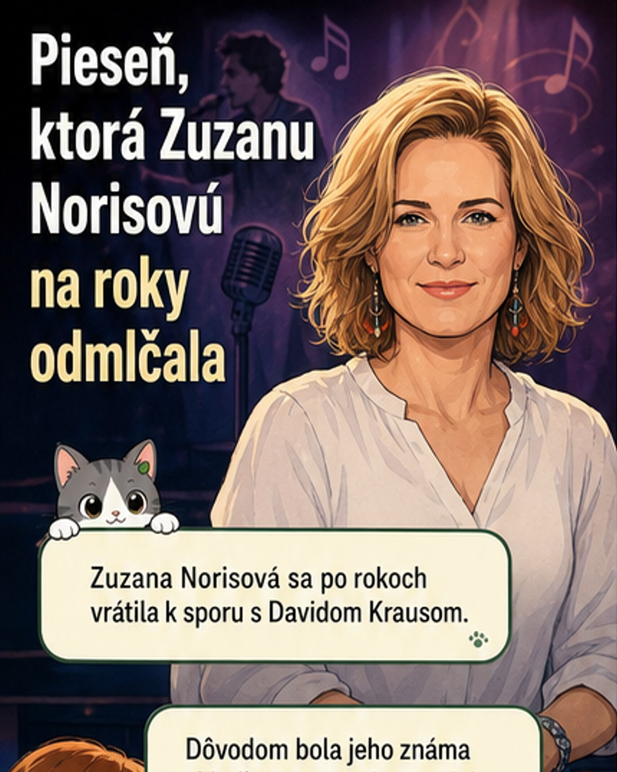 Zuzana Norisová o konflikte s Krausom