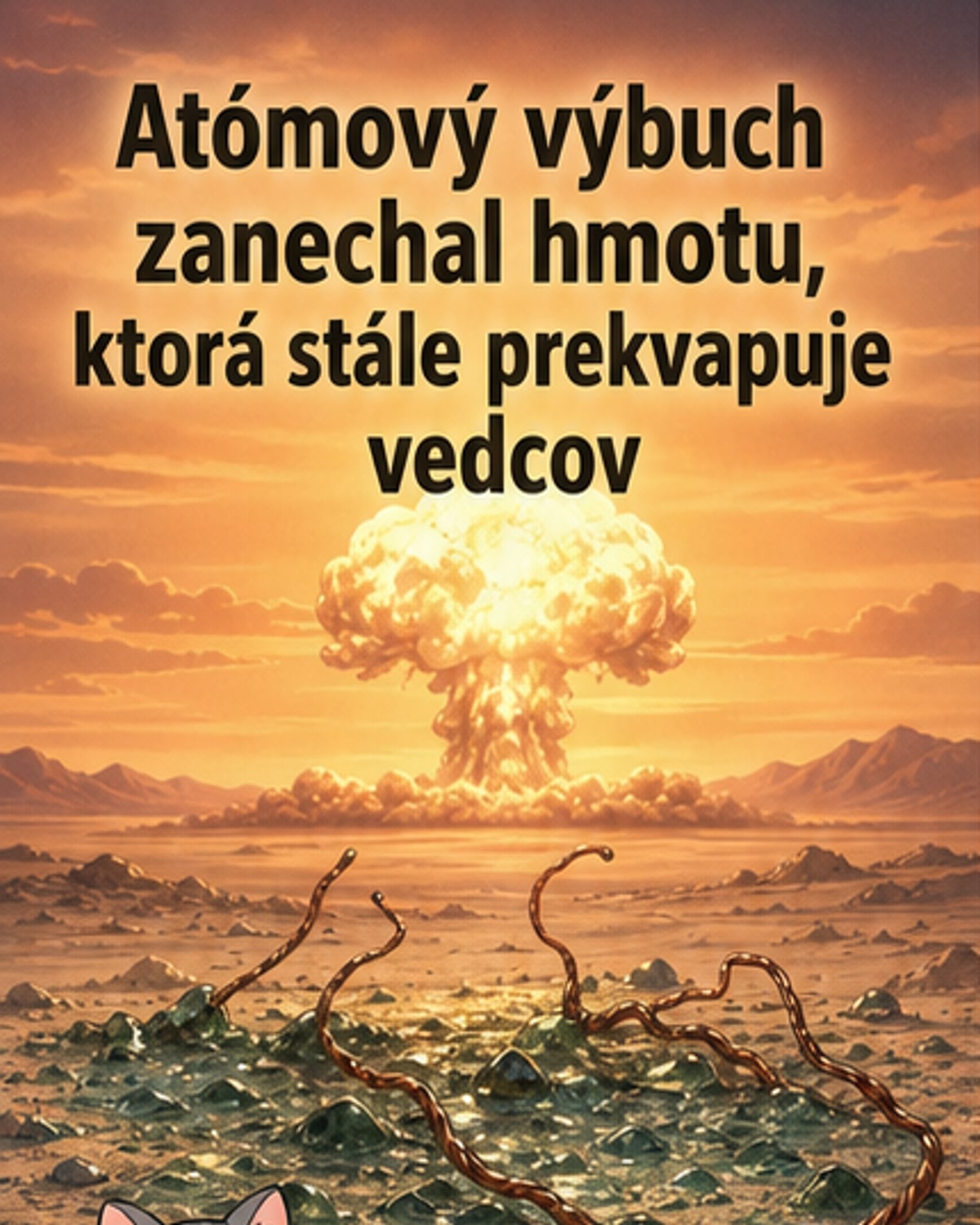 Prvý jadrový výbuch vytvoril novú hmotu