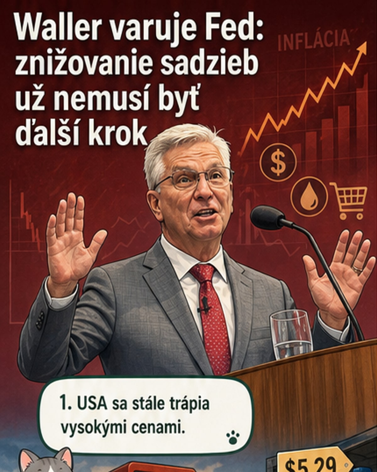 Americká inflácia ide opäť nahor