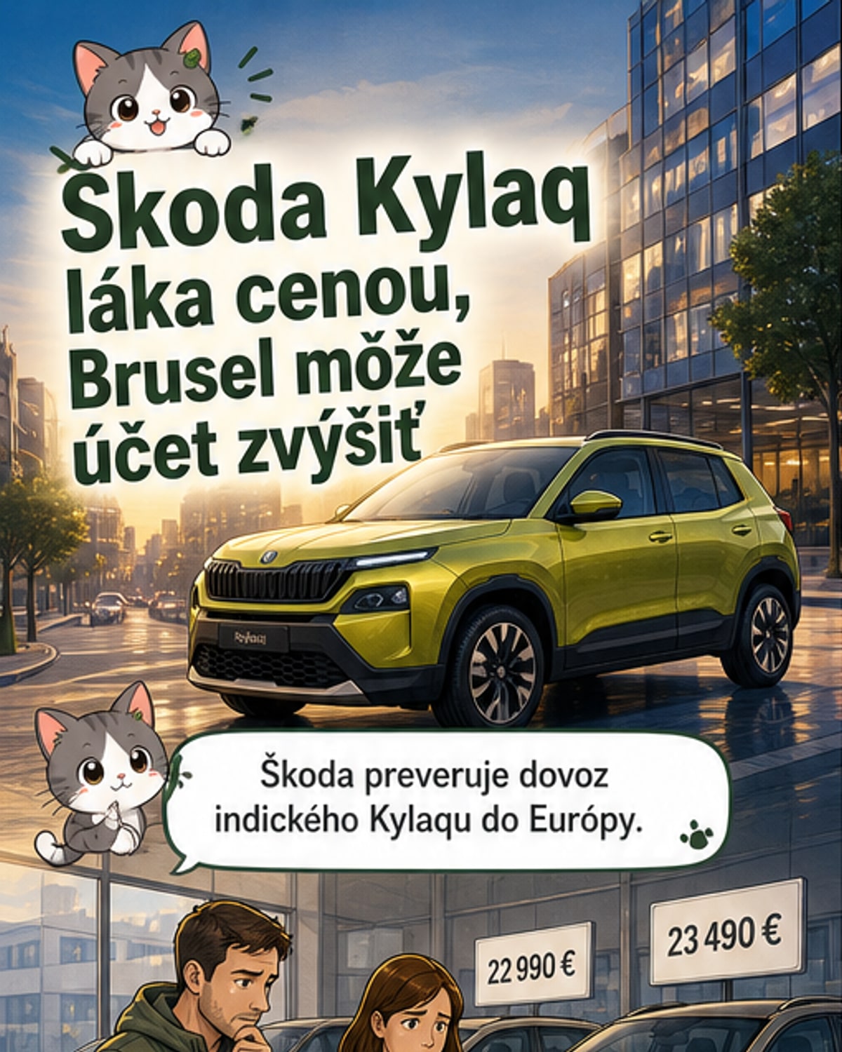 Škoda Kylaq: SUV za 6800 € z Indie?