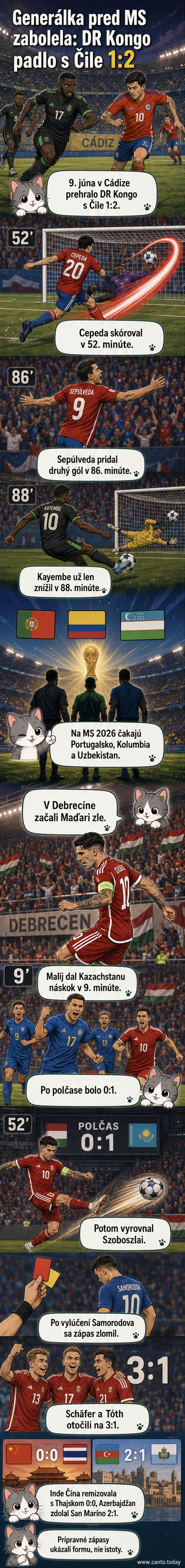 Fotografia Dominika Szoboszlaiho počas prípravného zápasu Maďarska proti Kazachstanu, na pozadí fanúšikovia a štadión v Debrecíne.
