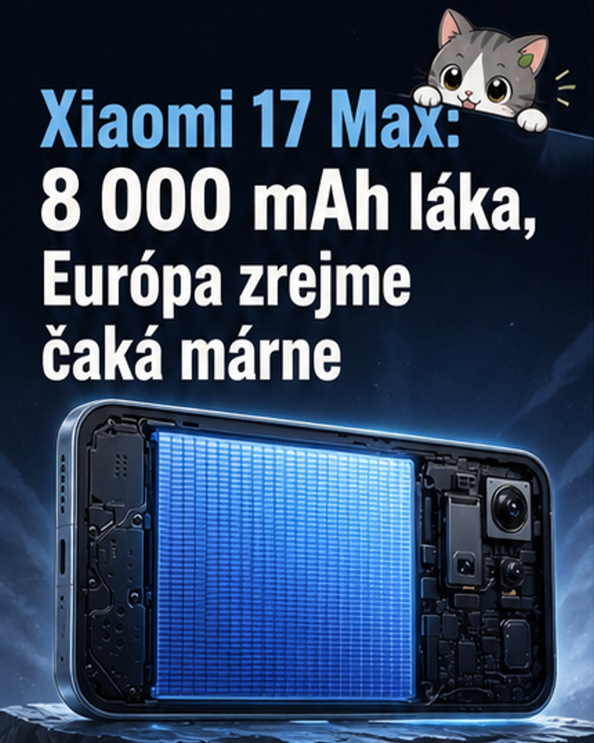 Xiaomi 17 Max: Batéria na 2+ dni
