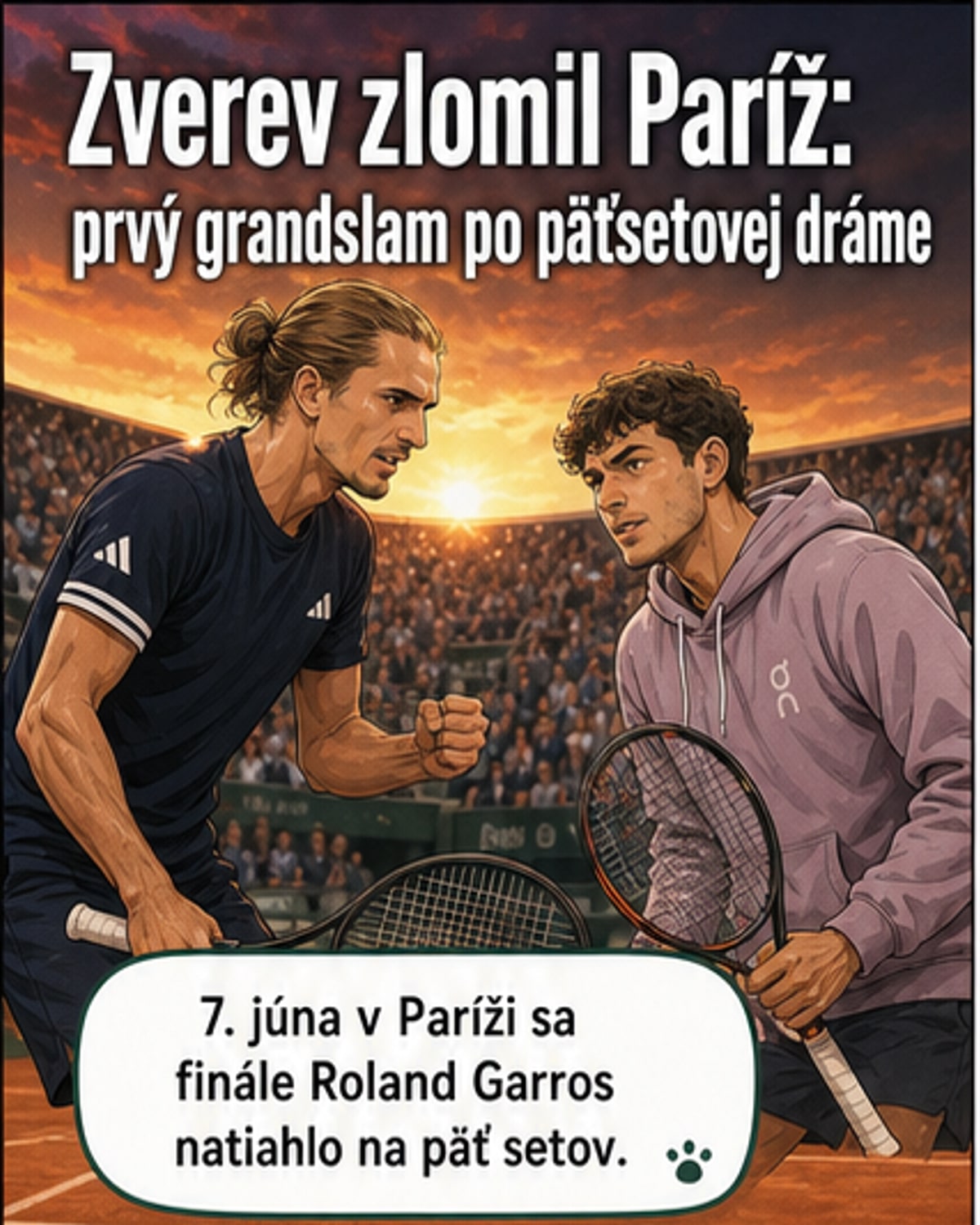 Zverev získal prvý grandslam