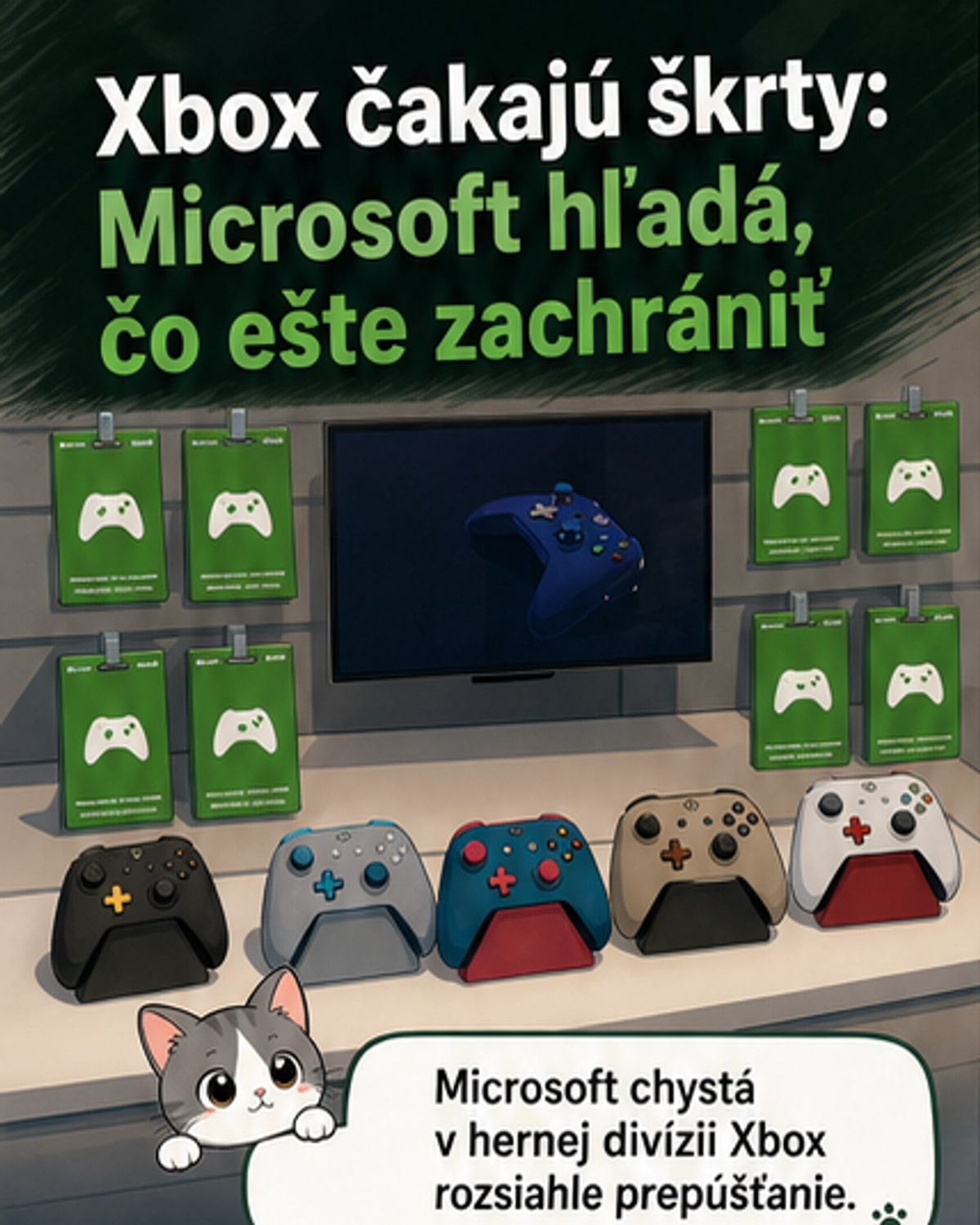 Xbox čelí škrtám a prepúšťaniu