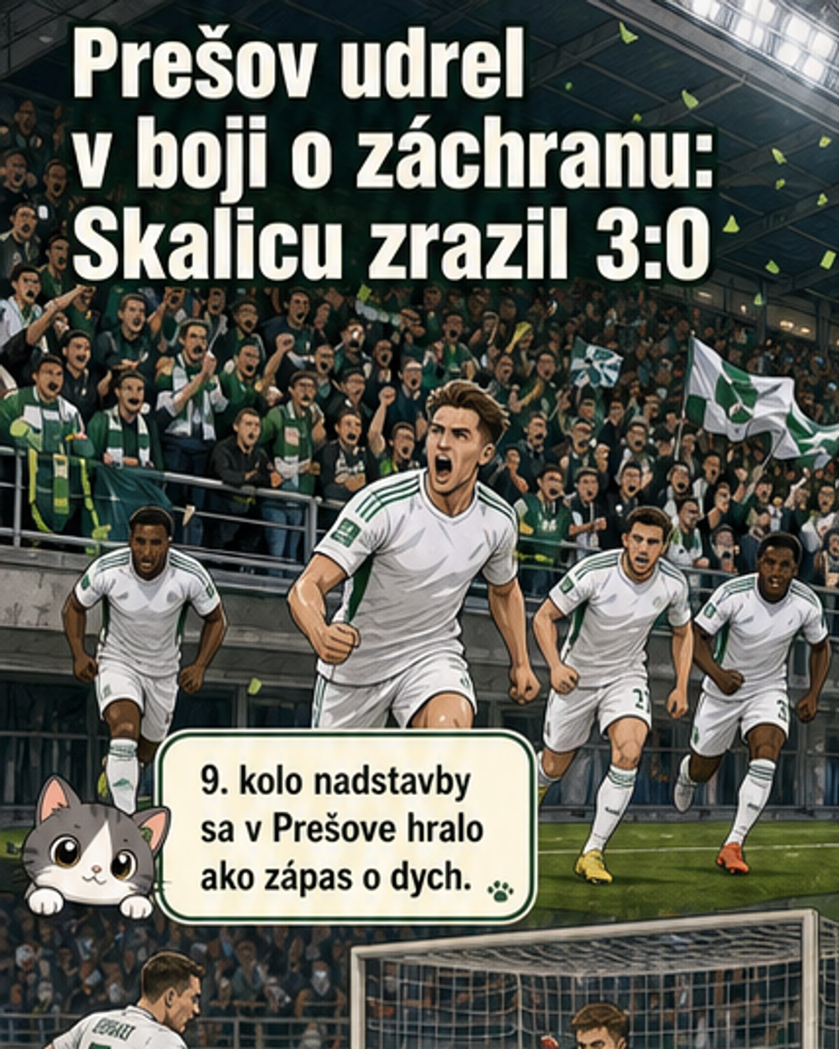 Prešov zdolal Skalica 3:0
