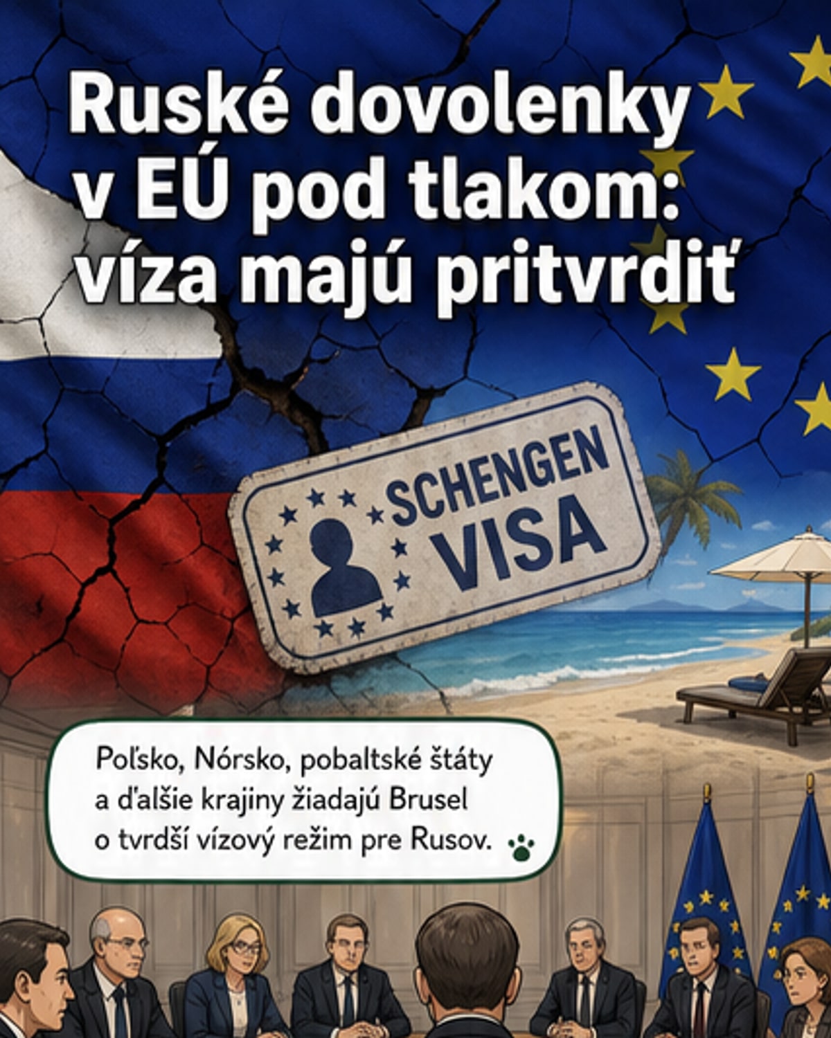Európa o sprísnení víz pre Rusov
