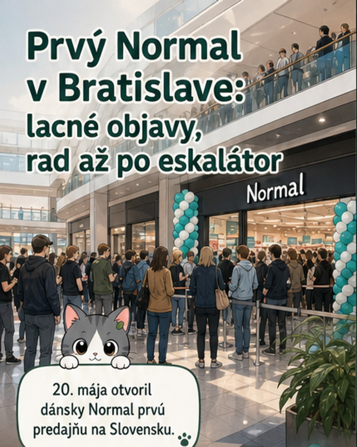 Dánsky reťazec Normal otvoril prvú predajňu na Slovensku
