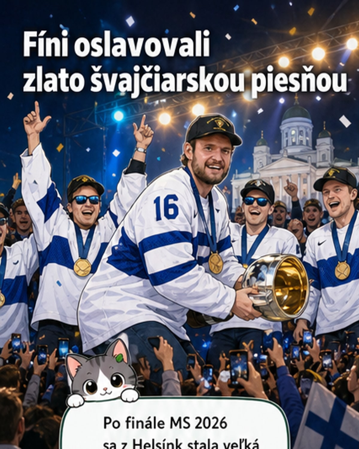 Fínsko si z Švajčiarska spravilo oslavu