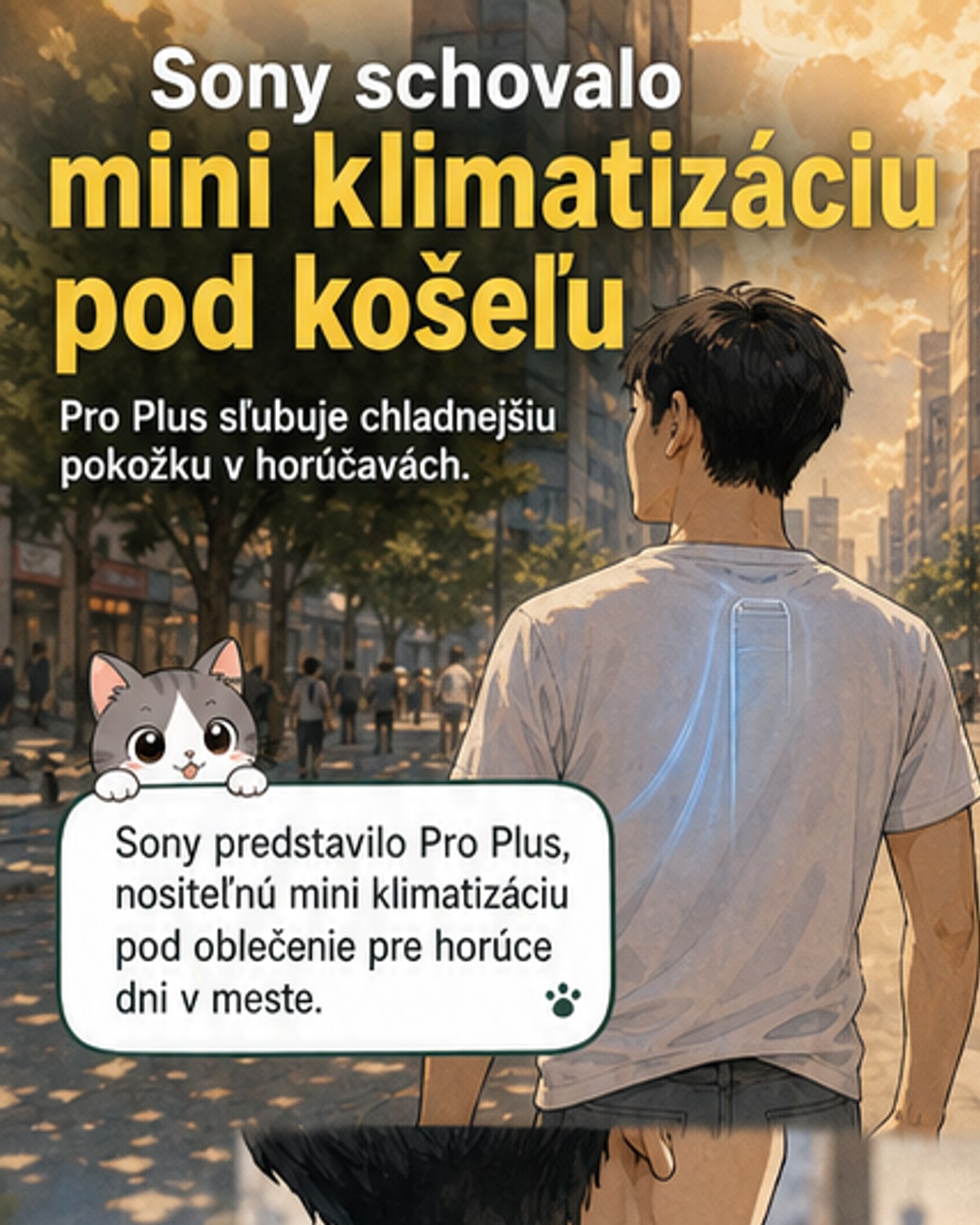 Sony predstavilo mini klimatizáciu pre každý deň