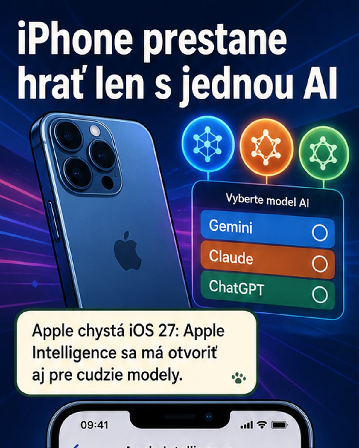 iPhone otvorí AI pre konkurentov