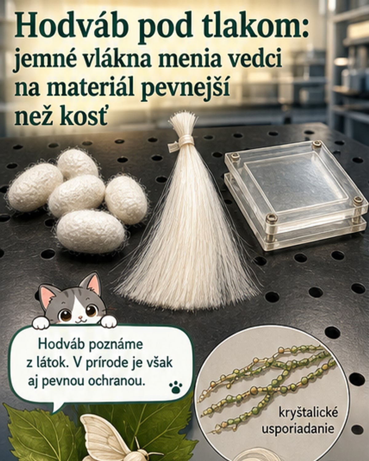 Hodváb silnejší ako kosť