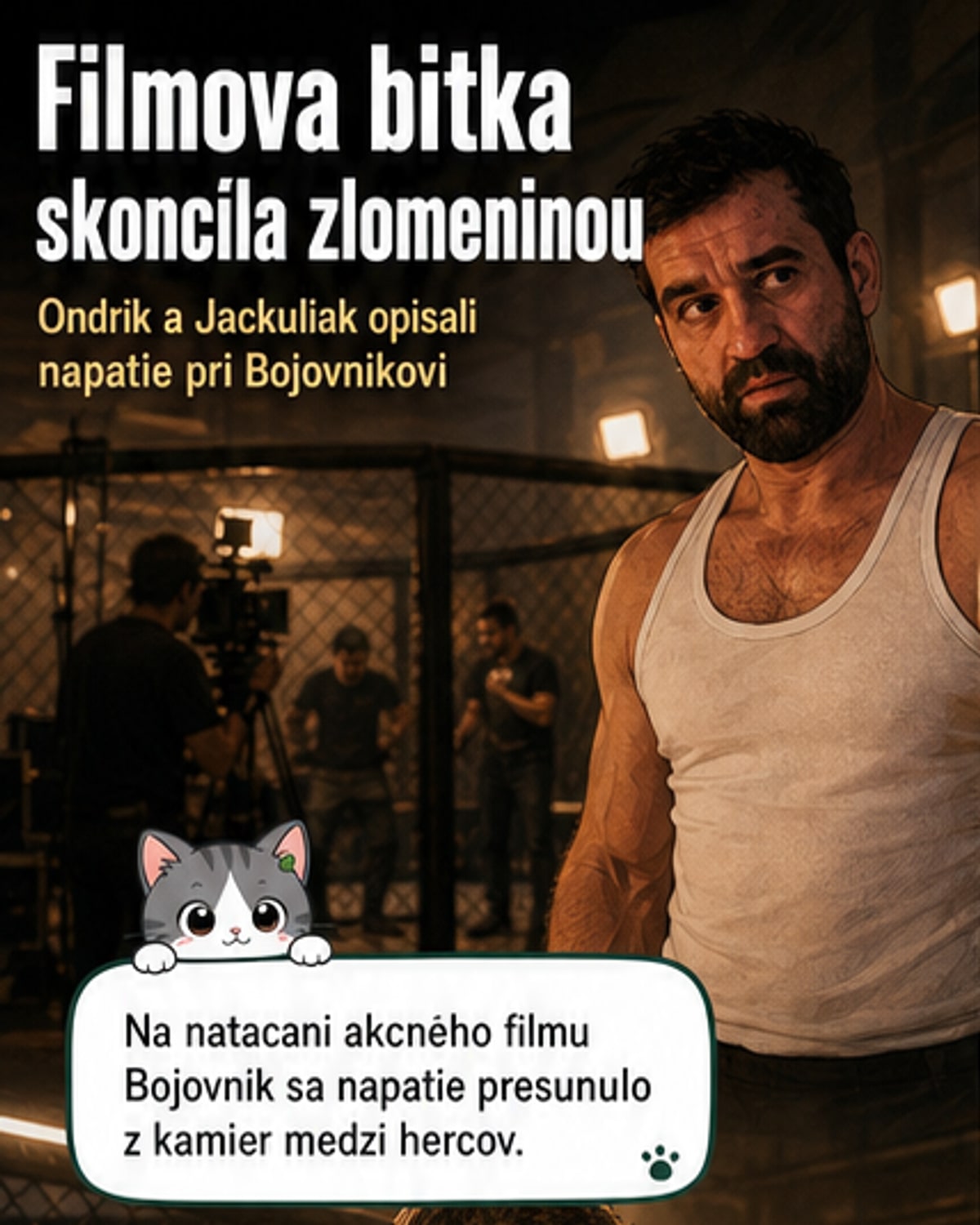 Zlomenina na pláte: herecký spor sa stal reálnym