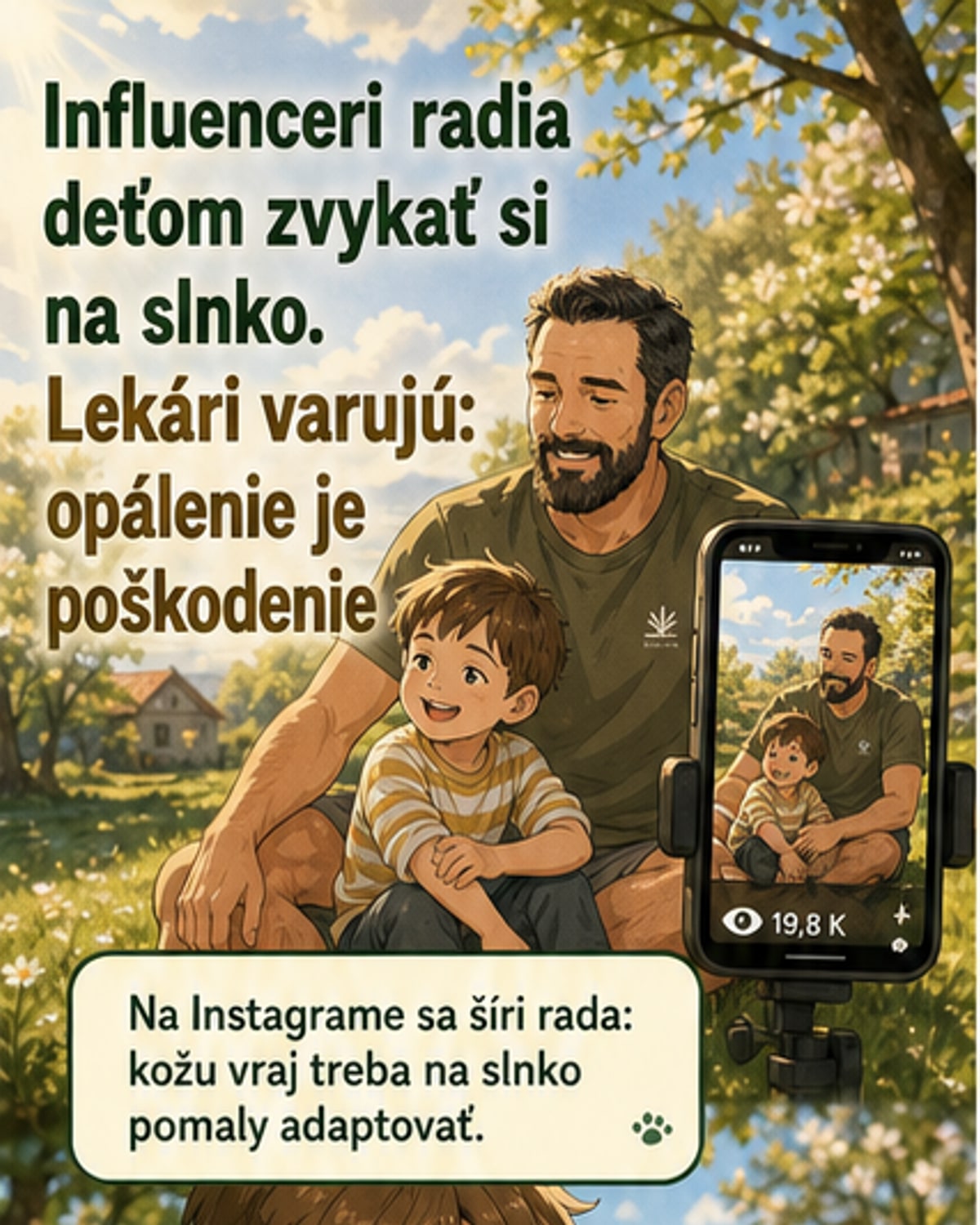 Opálenie nie je zdravie, je to poškodenie