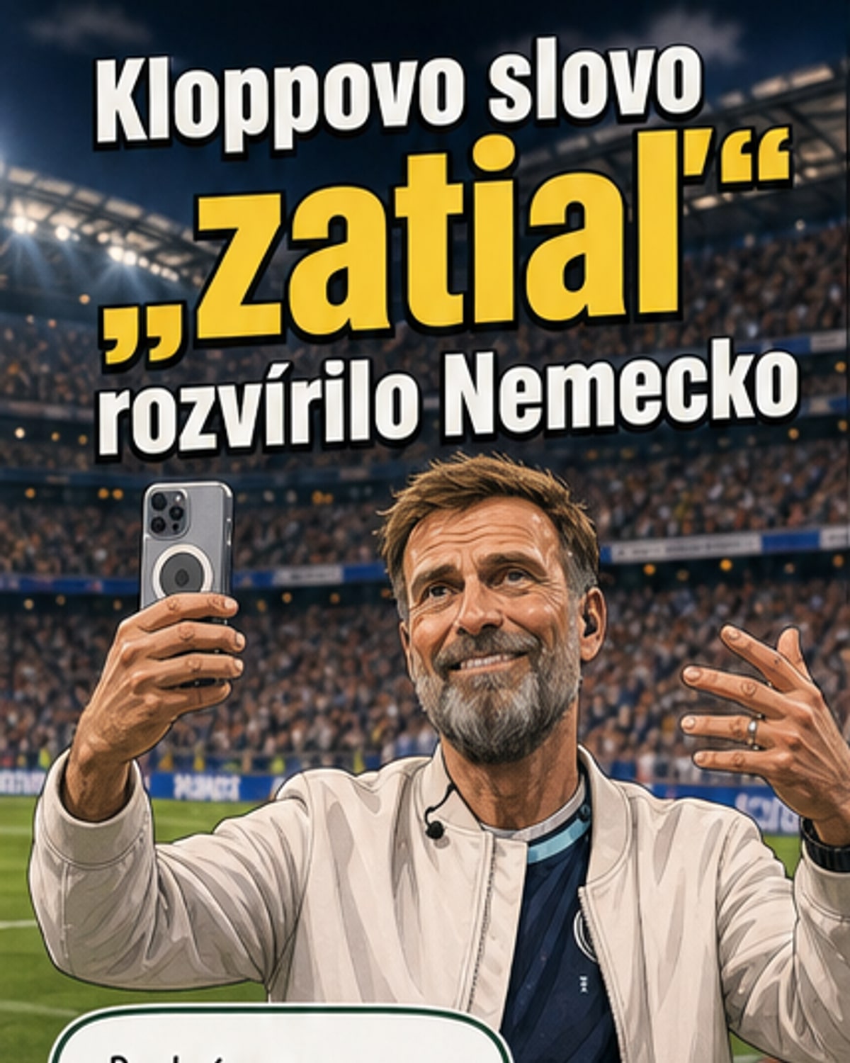 Jürgen Klopp a Julian Nagelsmann sa stretávajú v televíznom štúdiu, Klopp sa ospravedlňuje za svoj výrok.