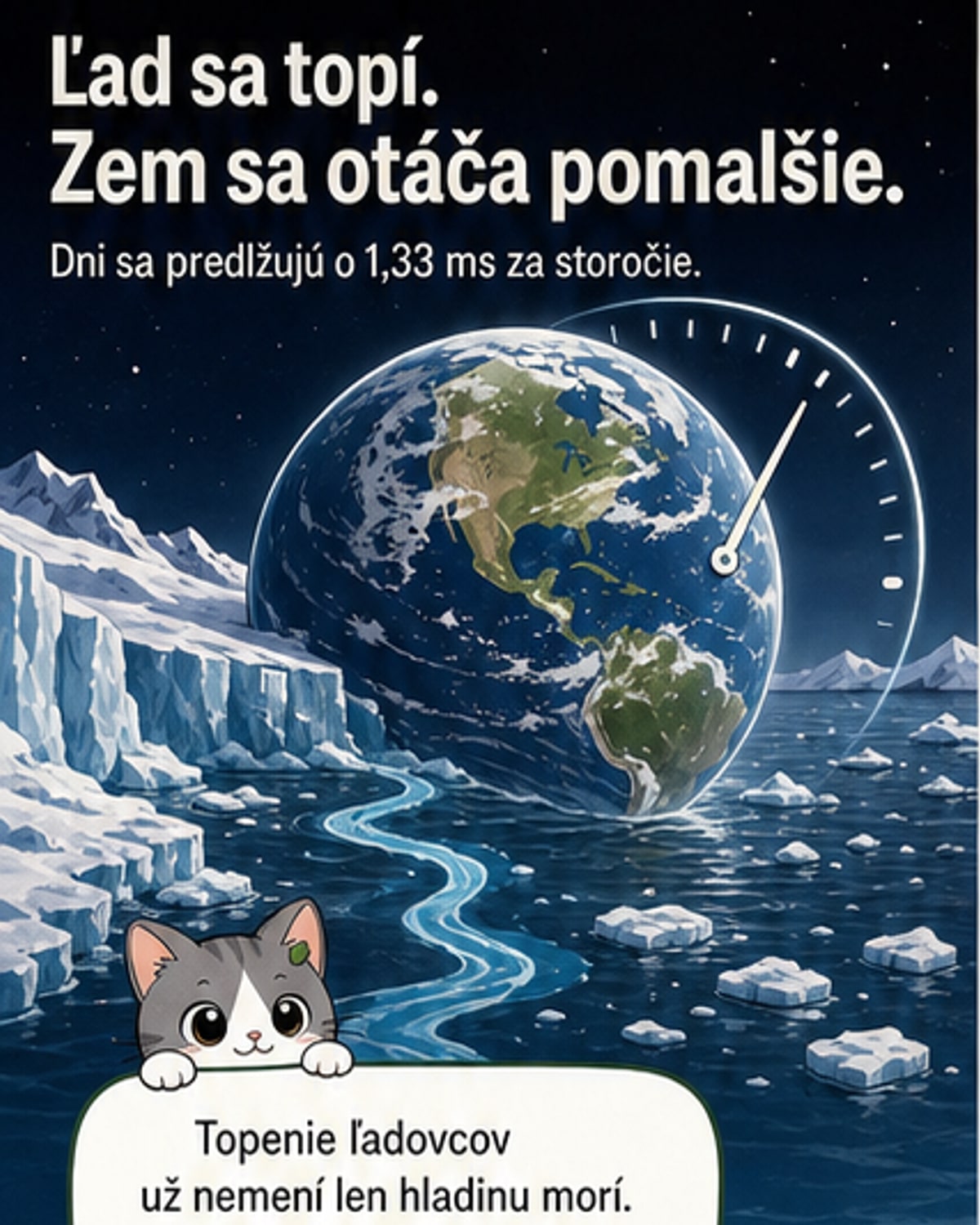 Dni sa predlžujú kvôli topiacemu sa ľadu
