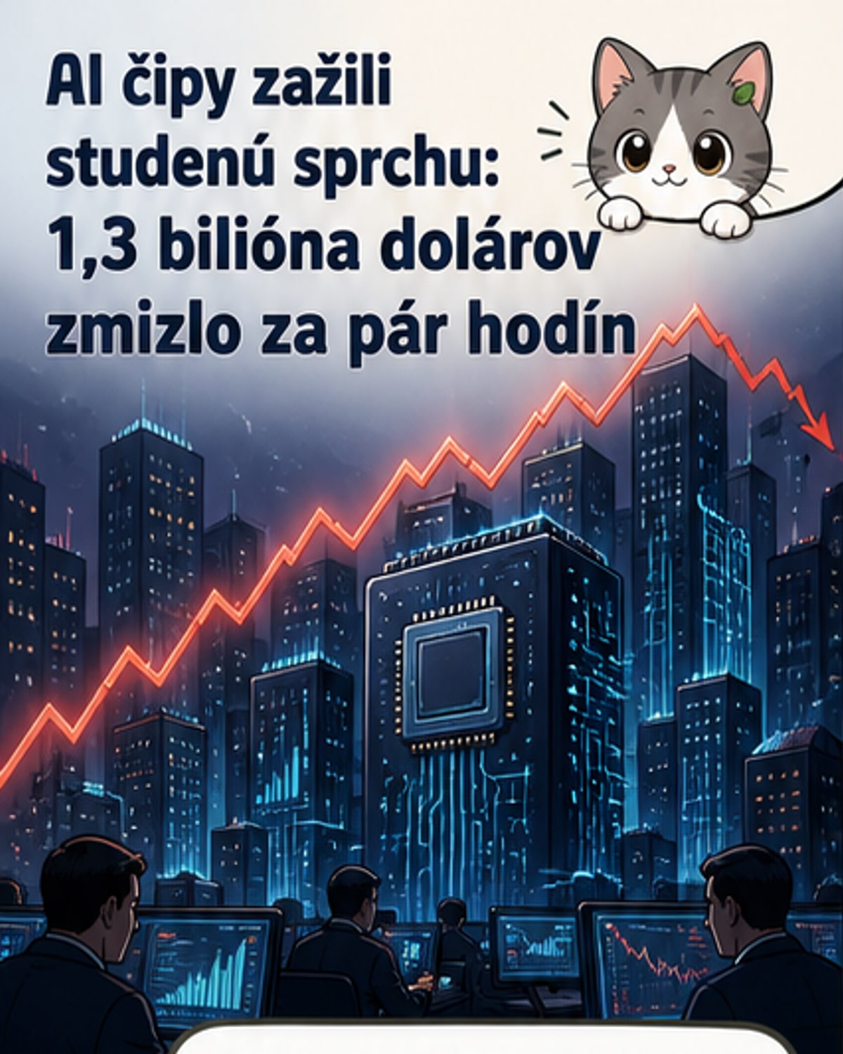 Miliardy zmizli za hodiny
