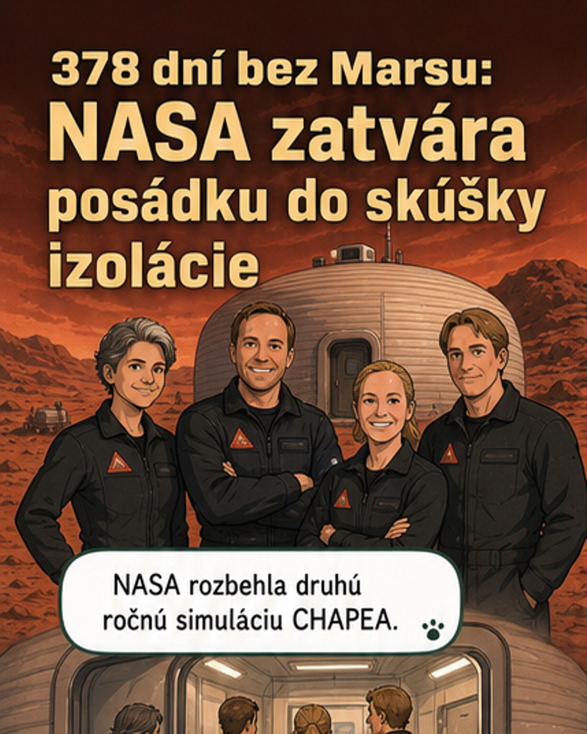 NASA testuje limity ľudí na Mars